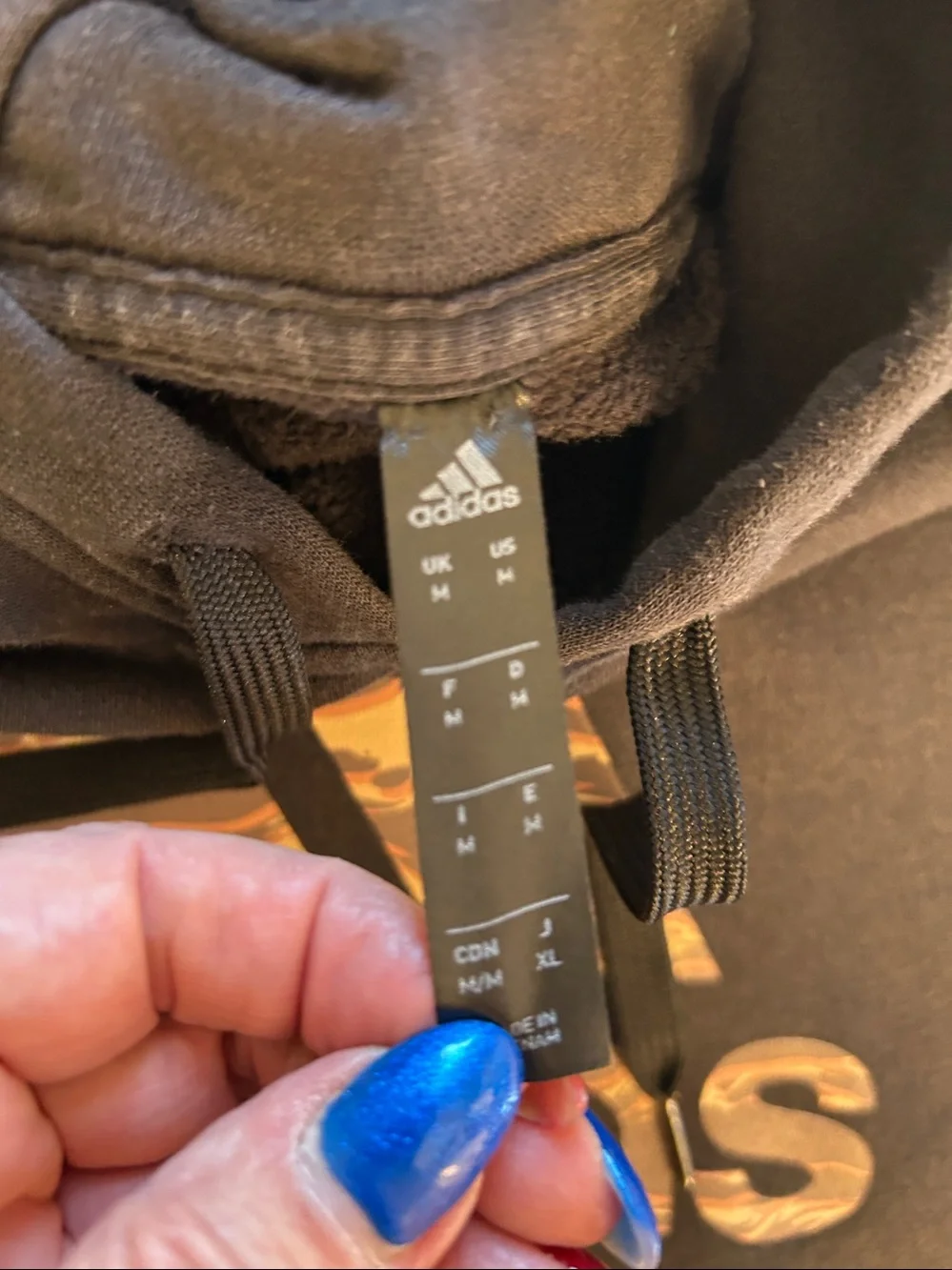 Adidas Men's Camo Badge of Sport Hoodie.  Sz M.  1W7002